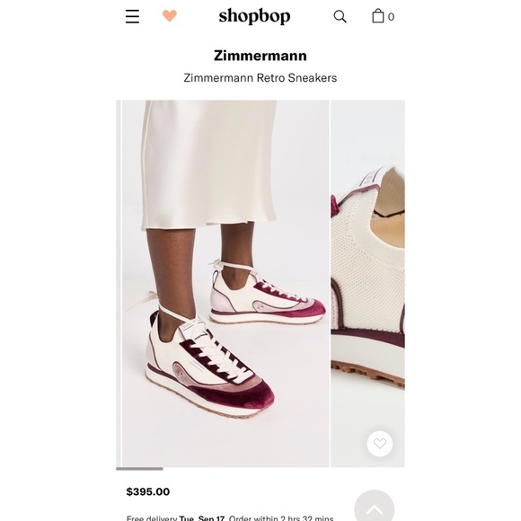 *NWT* ZIMMERMAN ‘Retro’ Sneakers - Picture 6 of 6